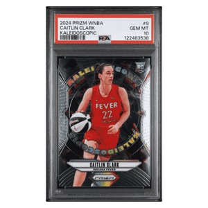 Caitlin Clark PSA 10 2024 Panini Prizm WNBA Kaleidoscopic Rookie RC Card #9