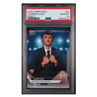 Cooper Flagg PSA 10 2025 Topps Now Draft Rookie RC Card #D1