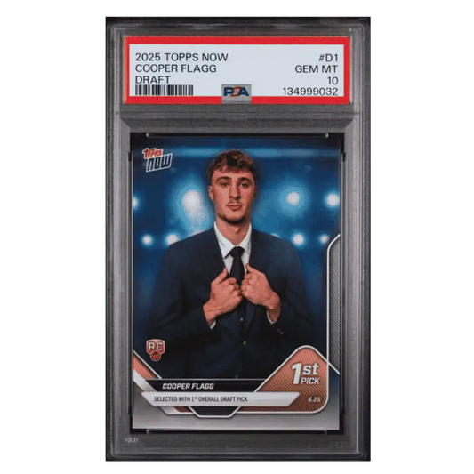 Cooper Flagg PSA 10 2025 Topps Now Draft Rookie RC Card #D1