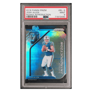 Josh Allen PSA 9 2018 Panini Prizm Rookie Introduction Card #RI-5