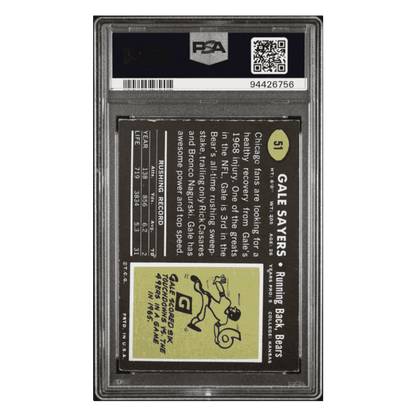Gale Sayers PSA 4 1969 Topps Card #51