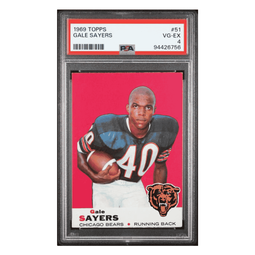Gale Sayers PSA 4 1969 Topps Card #51