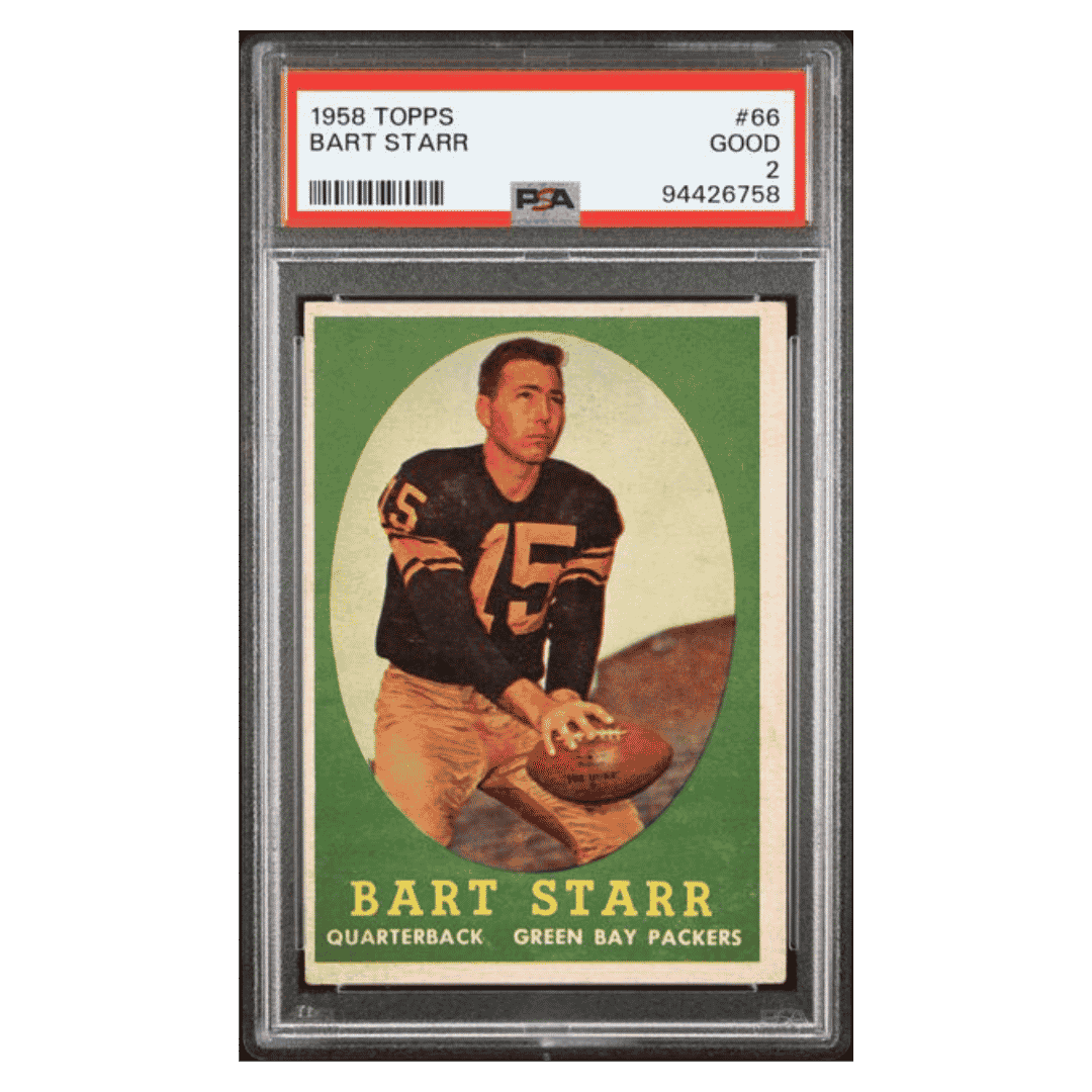 Bart Starr PSA 2 1958 Topps Card #66