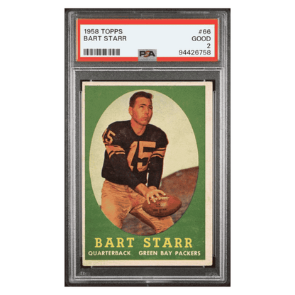 Bart Starr PSA 2 1958 Topps Card #66