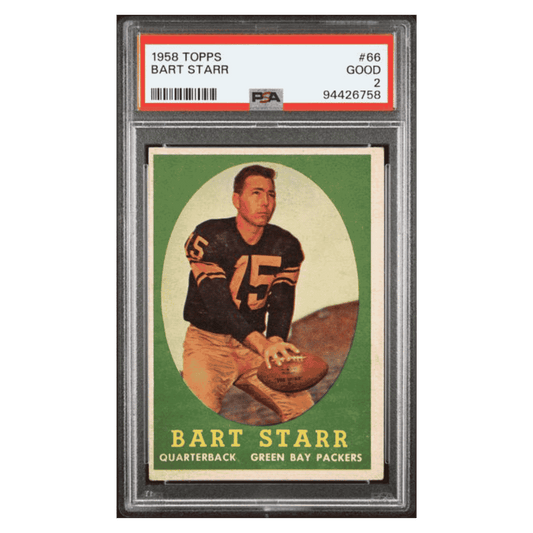 Bart Starr PSA 2 1958 Topps Card #66