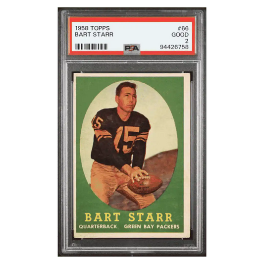 Bart Starr PSA 2 1958 Topps Card #66