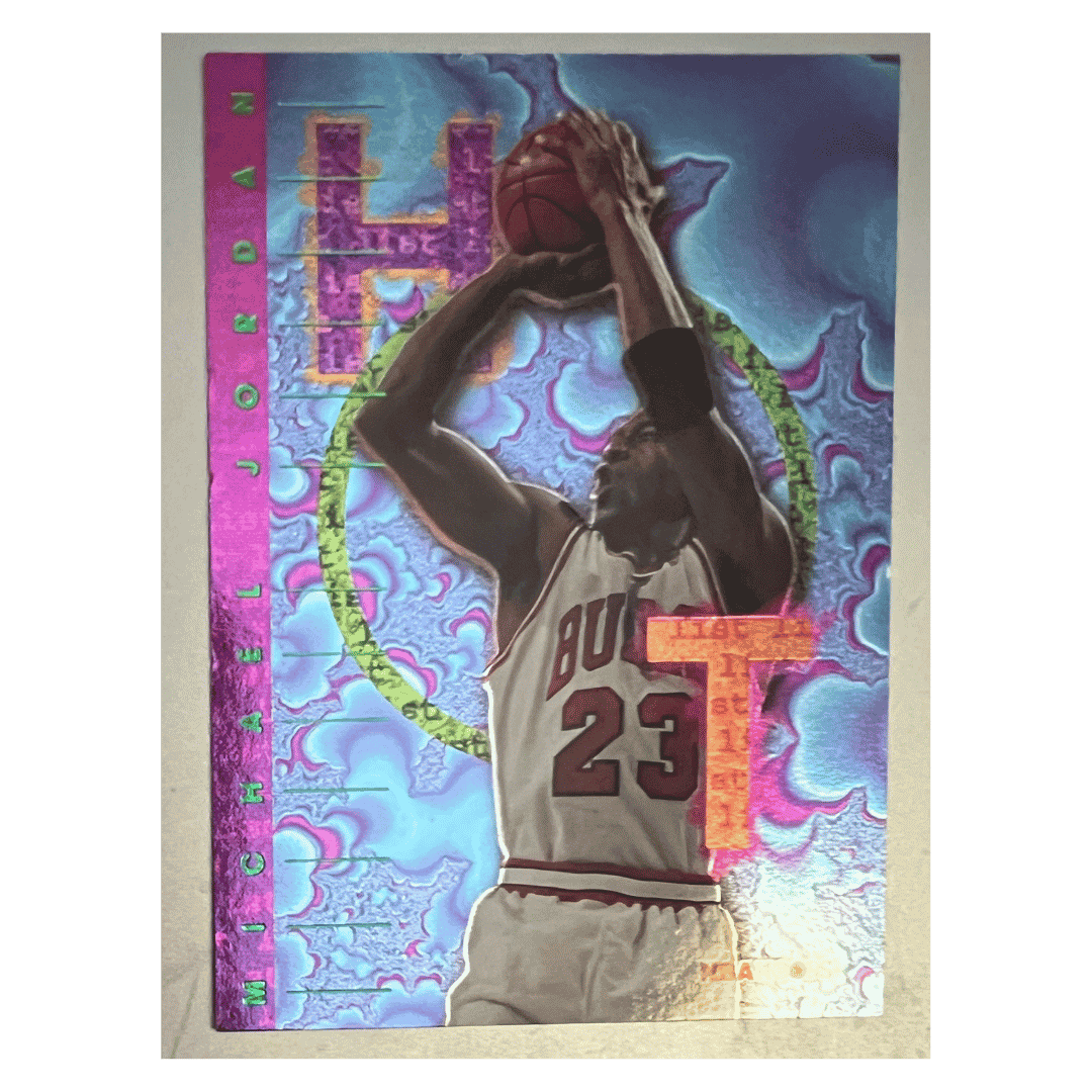 Michael Jordan 1995-95 NBA Hoops Hot List Card #1