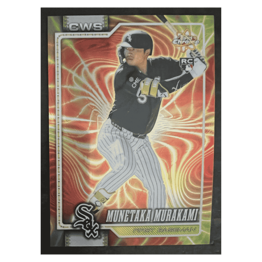 Munetaka Murakami 2026 Topps Chrome Radiating Rookie RC Case Hit SSP Card #RR-5