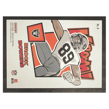Brock Bowers 2025 Panini Kaboom! Horizontal Case Hit Card #8