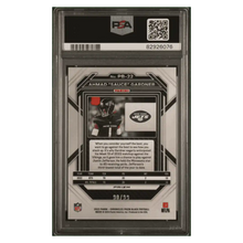 Ahmad "Sauce" Gardner PSA 10 2022 Panini Chronicles Prizm Black- Red Rookie RC #d/ 99 Card #PB22