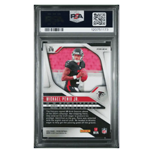Michael Penix Jr PSA 10 2024 Panini Prizm Black & White Checker Rookie RC SP Card #378