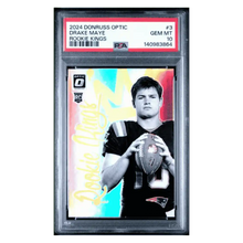 Drake Maye PSA 10 2024 Panini Donruss Optic Rookie Kings Case Hit Card #3