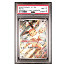 Eevee PSA 10 2025 Pokemon Scarlet & Violet Black Star Promo Prismatic Evolutions ETB Card #173