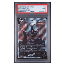 Umbreon V PSA 9 2021 Pokemon Full Art Sword & Shield Evolving Skies Card #189