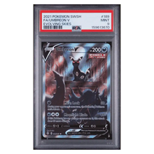 Umbreon V PSA 9 2021 Pokemon Full Art Sword & Shield Evolving Skies Card #189