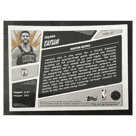 Jayson Tatum 2025 Topps Bowman Anime Horizontal SSP Card #NBA-A1