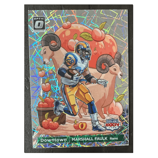 Marshall Faulk 2023 Panini Donruss Optic Super Bowl XXXIV Downtown Card #SBD-MF