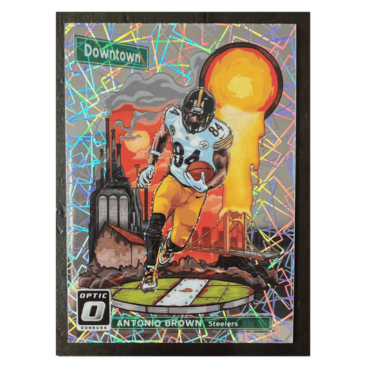 Antonio Brown 2018 Panini Donruss Optic Downtown Card #DT-4