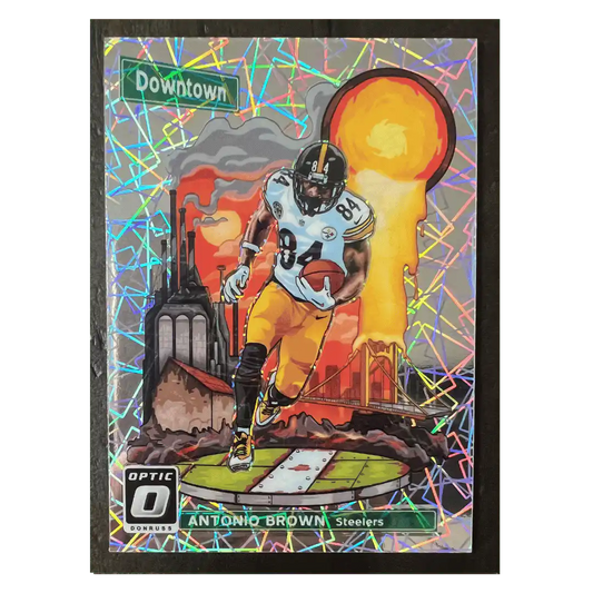 Antonio Brown 2018 Panini Donruss Optic Downtown Card #DT-4