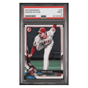 Shohei Ohtani PSA 9 2018 Bowman Card #49