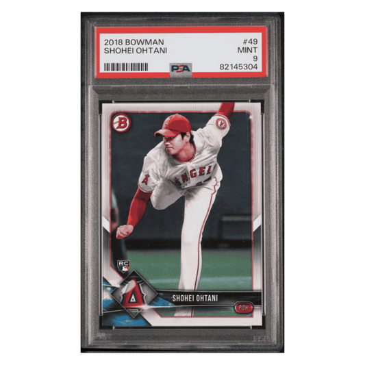 Shohei Ohtani PSA 9 2018 Bowman Card #49