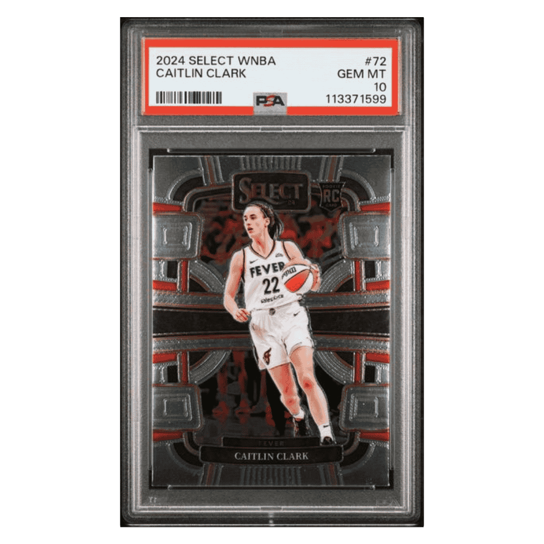 Caitlin Clark PSA 10 2024 Panini Select WNBA Rookie RC Card #72