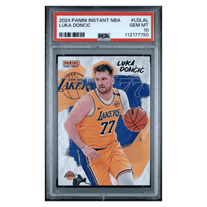 Luka Doncic PSA 10 2024 Panini Instant NBA Card #LDLAL