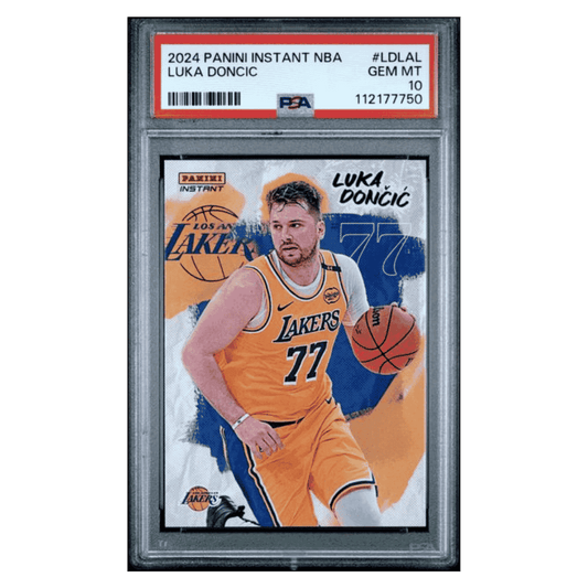 Luka Doncic PSA 10 2024 Panini Instant NBA Card #LDLAL