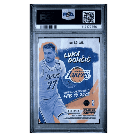 Luka Doncic PSA 10 2024 Panini Instant NBA Card #LDLAL