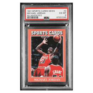 Michael Jordan PSA 6 1991 Sports Cards News Allan Kaye's Card #2