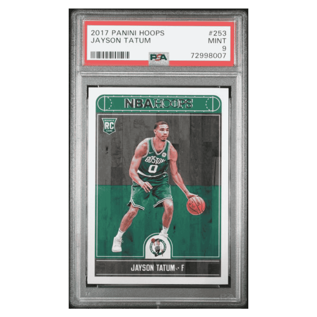 Jayson Tatum PSA 9 2017 Panini Hoops Rookie RC Card #253