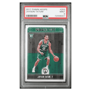 Jayson Tatum PSA 9 2017 Panini Hoops Rookie RC Card #253