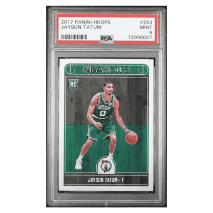 Jayson Tatum PSA 9 2017 Panini Hoops Rookie RC Card #253