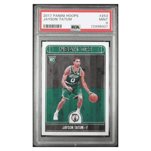 Jayson Tatum PSA 9 2017 Panini Hoops Rookie RC Card #253