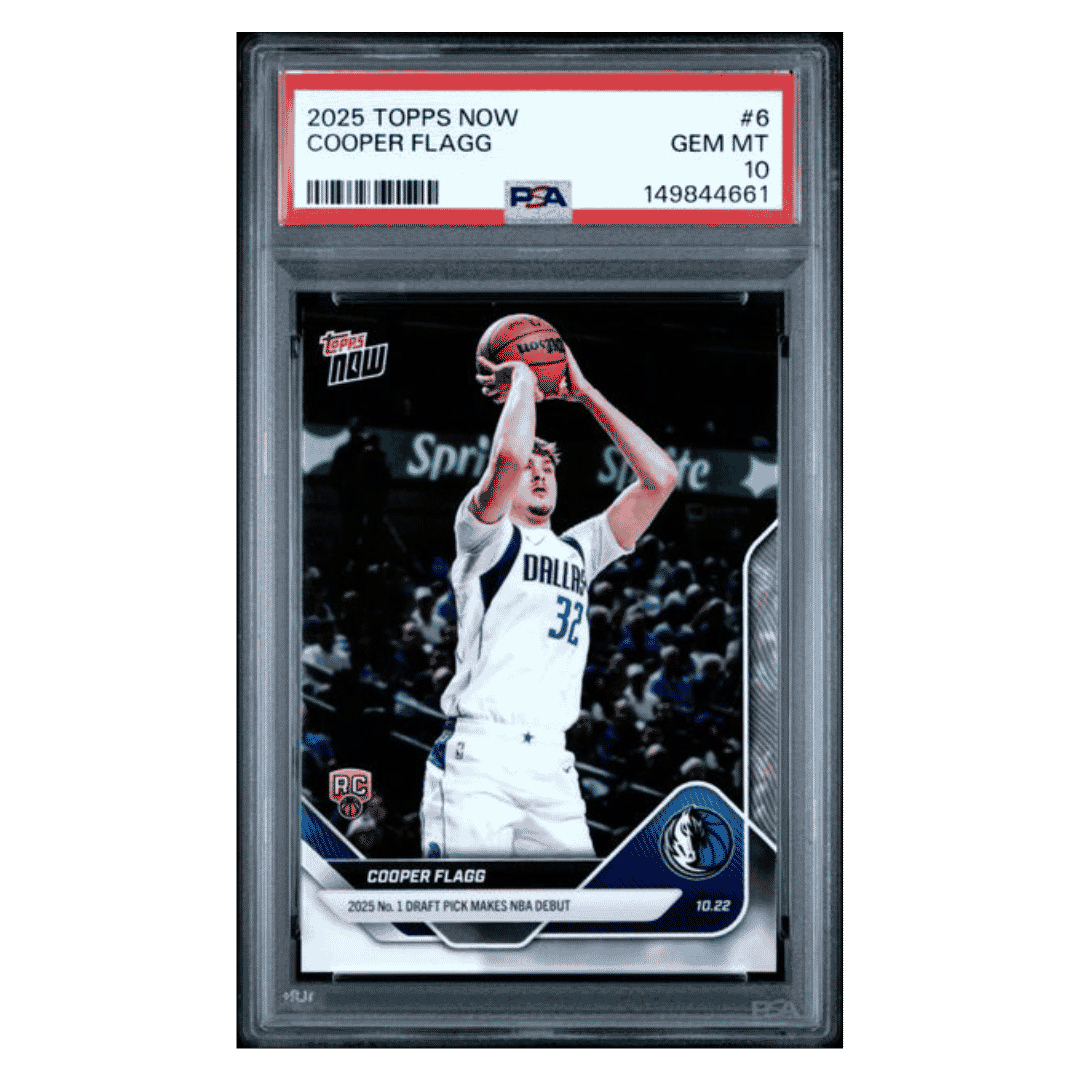 Cooper Flagg PSA 10 2025 Topps Now Rookie RC Card #6