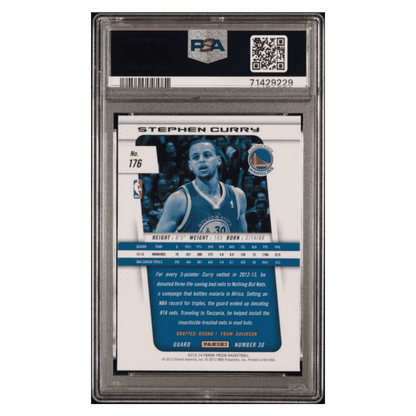 Steph Curry PSA 9 2013 Panini Prizm Card #176