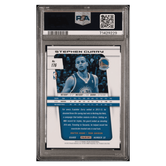 Steph Curry PSA 9 2013 Panini Prizm Card #176