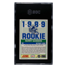 Barry Sanders SGC 8.5 1989 Score Card #257