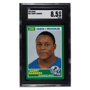 Barry Sanders SGC 8.5 1989 Score Card #257