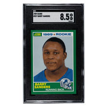 Barry Sanders SGC 8.5 1989 Score Card #257