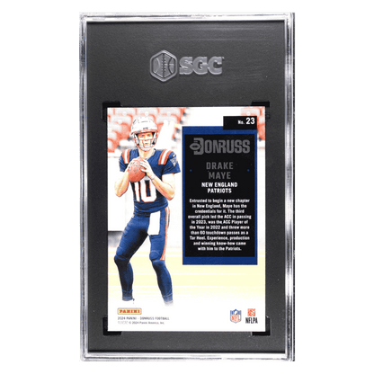 Drake Maye SGC 10 2024 Panini Donruss '94 Retro Card #23