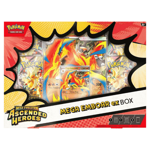 Pokemon TCG: Mega Evolution Ascended Heroes Mega Emboar ex Box