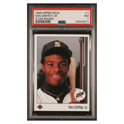 Ken Griffey Jr PSA 7 1989 Upper Deck Star Rookie RC Card #1