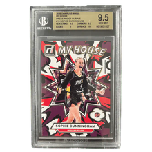 Sophie Cunningham BGS 9.5 2025 Donruss WNBA My House Press Proof Purple Card #19