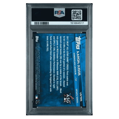 Aaron Judge PSA 10 2017 Topps Update Throwing Rookie RC Card #US166