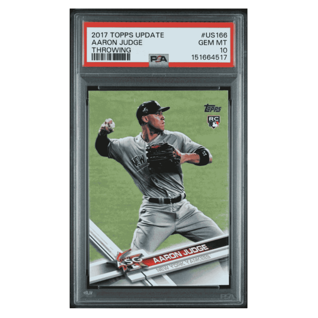 Aaron Judge PSA 10 2017 Topps Update Throwing Rookie RC Card #US166
