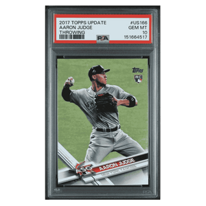 Aaron Judge PSA 10 2017 Topps Update Throwing Rookie RC Card #US166