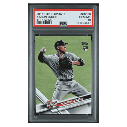 Aaron Judge PSA 10 2017 Topps Update Throwing Rookie RC Card #US166