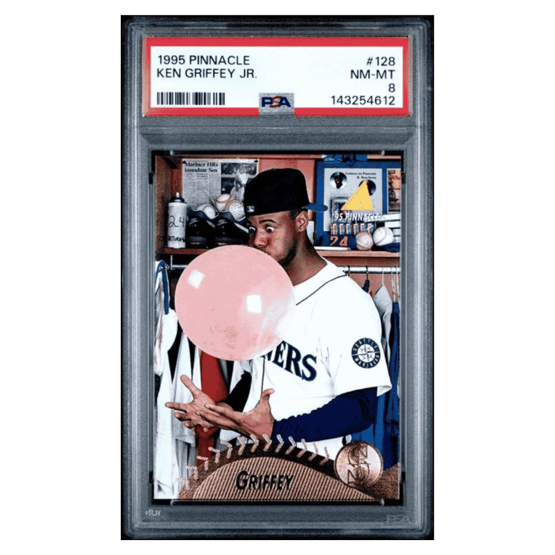 Ken Griffey Jr PSA 8 1995 Pinnacle Card #128
