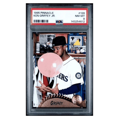 Ken Griffey Jr PSA 8 1995 Pinnacle Card #128